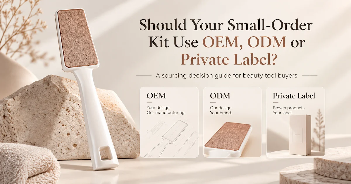 low MOQ beauty tools manufacturer