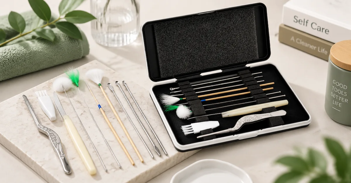 Low MOQ beauty tools assortment kit scene
