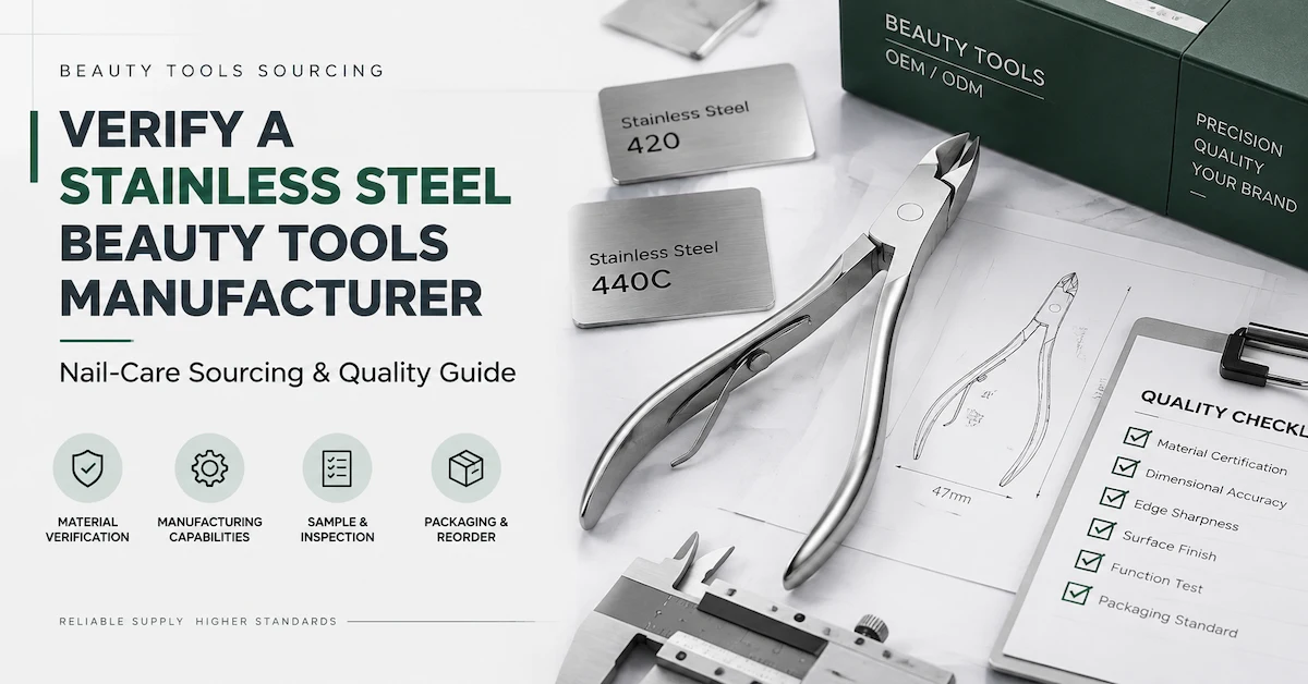 Stainless steel beauty tools manufacturer