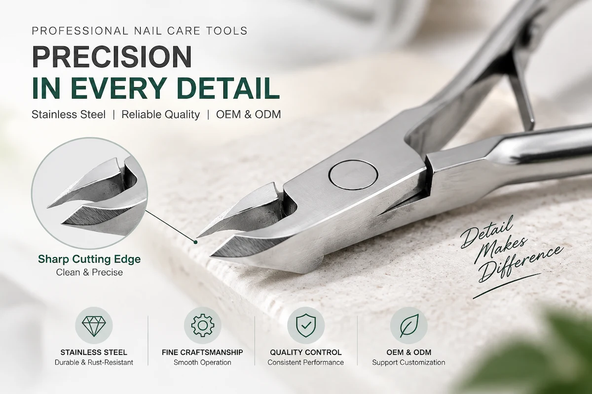 Stainless steel cuticle nipper quality guide