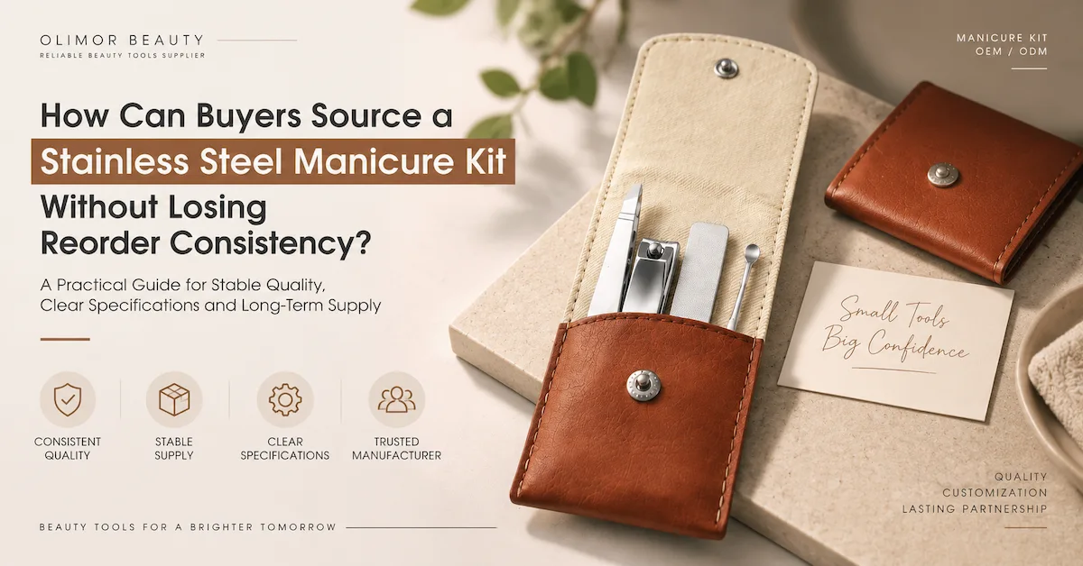 fabricant d'outils de beauté en acier inoxydable