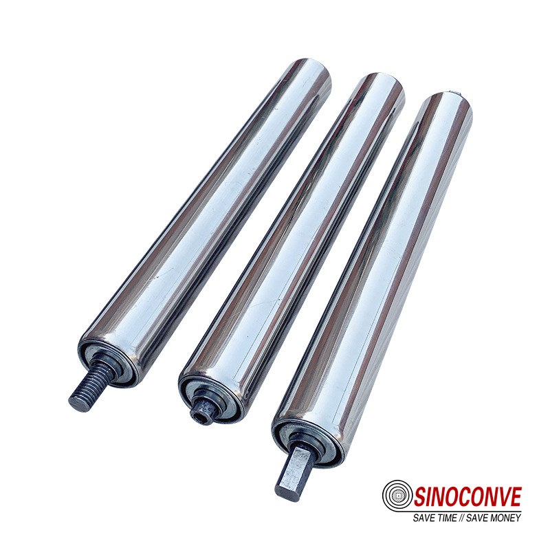 Return-side conveyor roller mounted under the belt return strand, positioned to shed carryback sludge and keep the idler shell clean