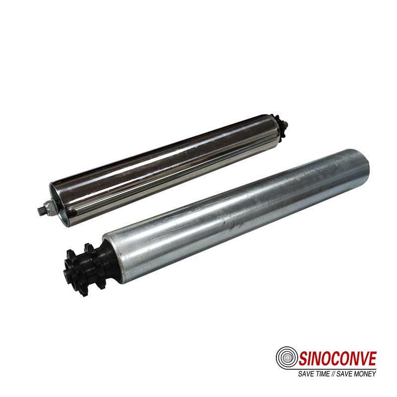 steel conveyor rollers for salt laden port environments