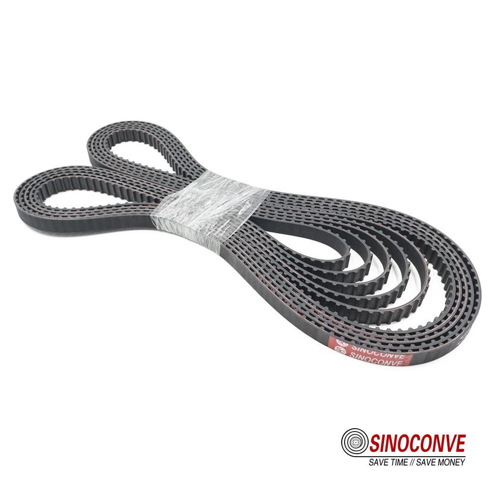 timing belt loop with moulded teeth