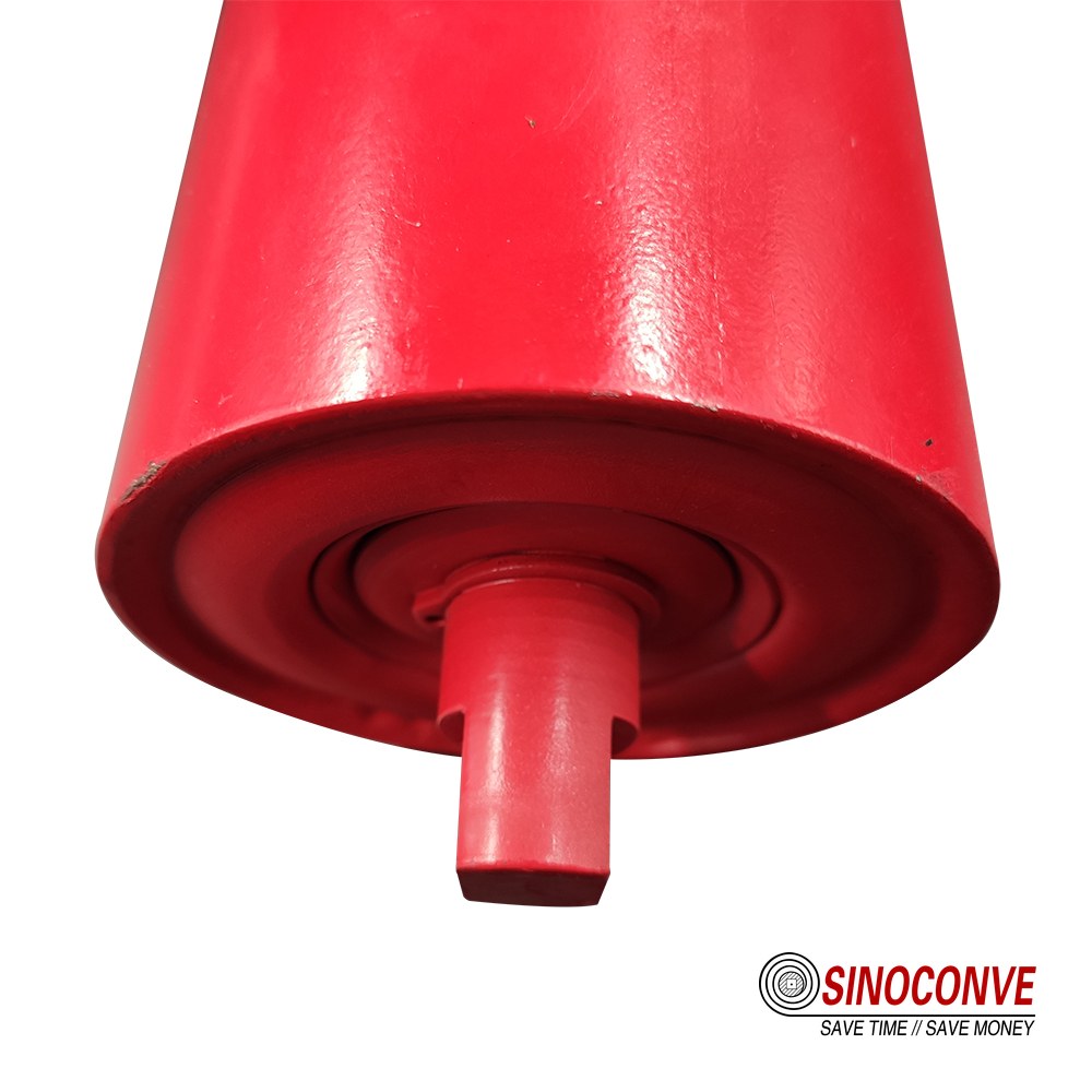 conveyor roller end housing for high temperature zones