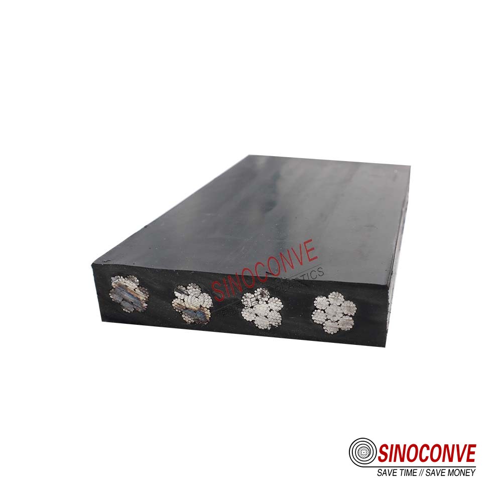 steel cord conveyor belt cross section