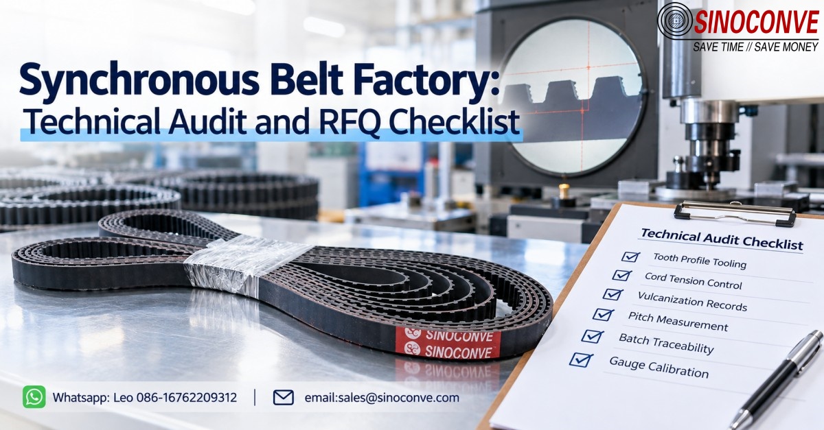 Synchronous Belt Factory: Technical Audit and RFQ Checklist