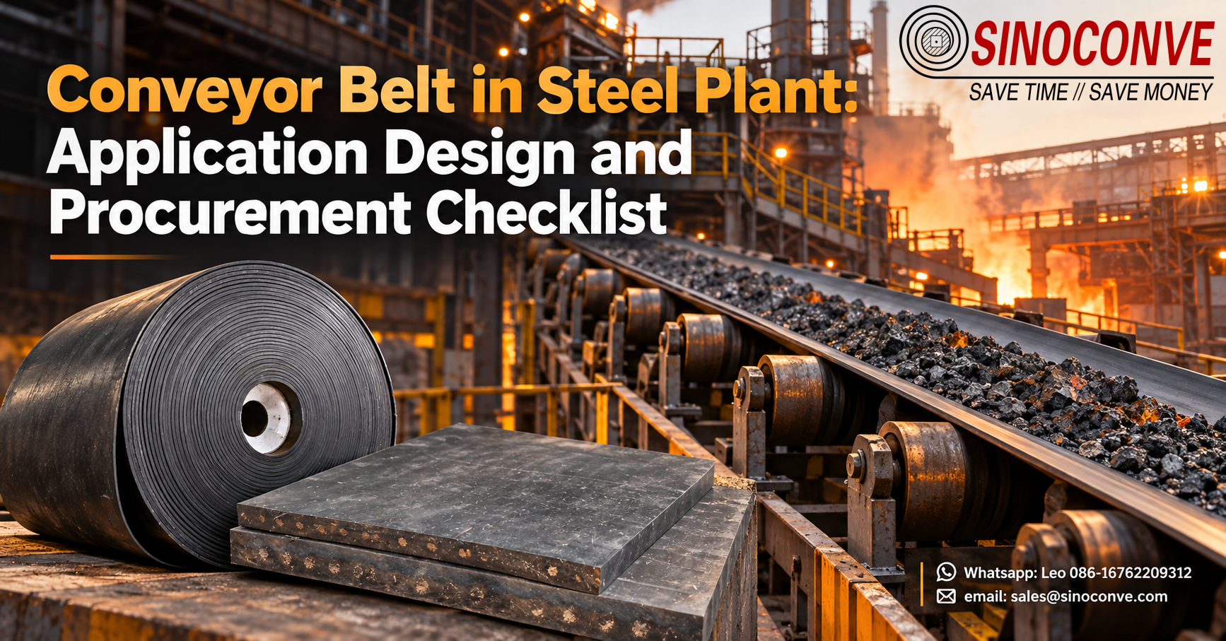 Conveyor Belt in Steel Plant: Application Design and Procurement Checklist