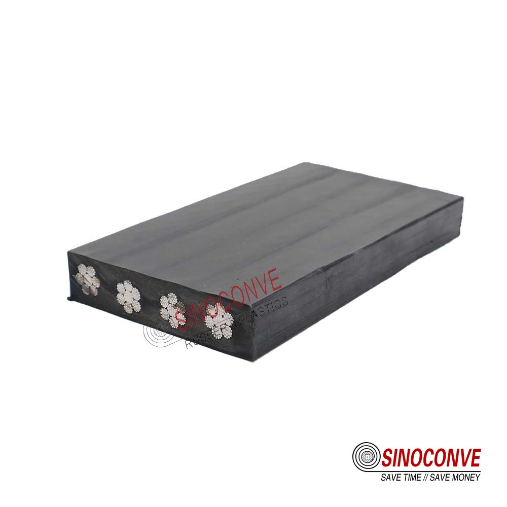 steel cord conveyor belt cross section