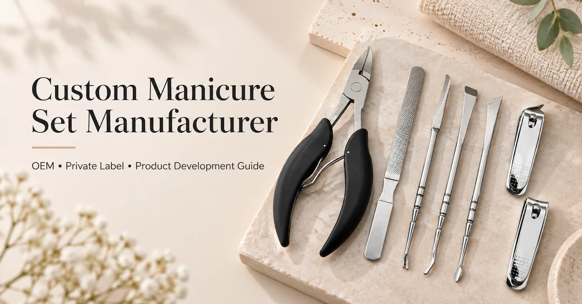 Custom manicure set manufacturer product guide