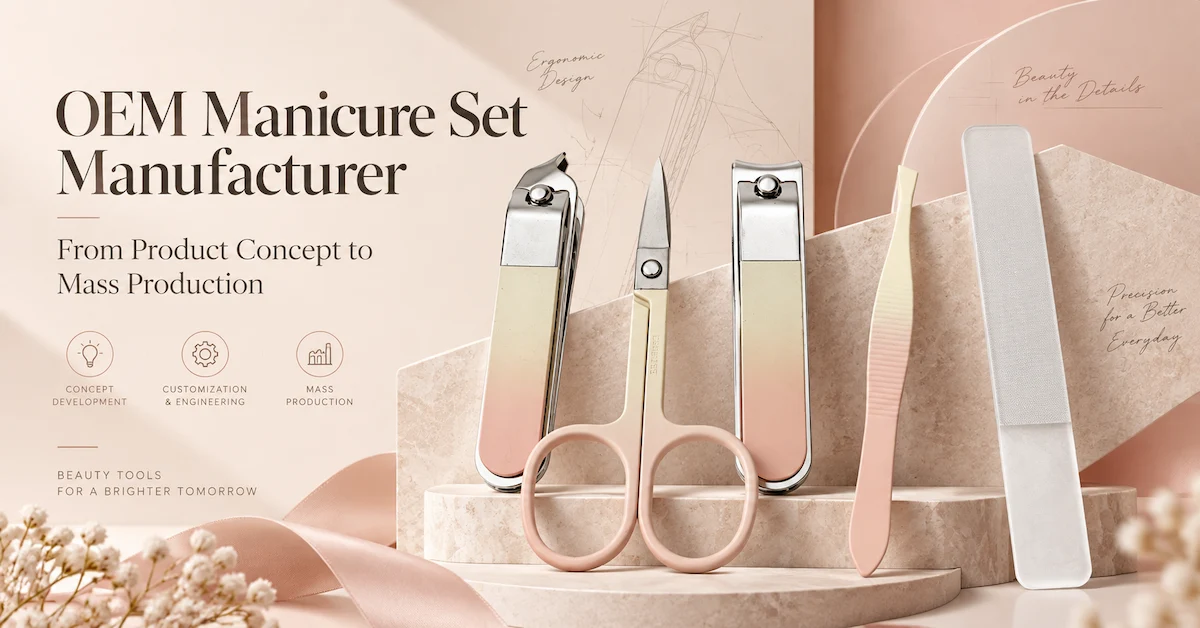 OEM manicure set manufacturer design process