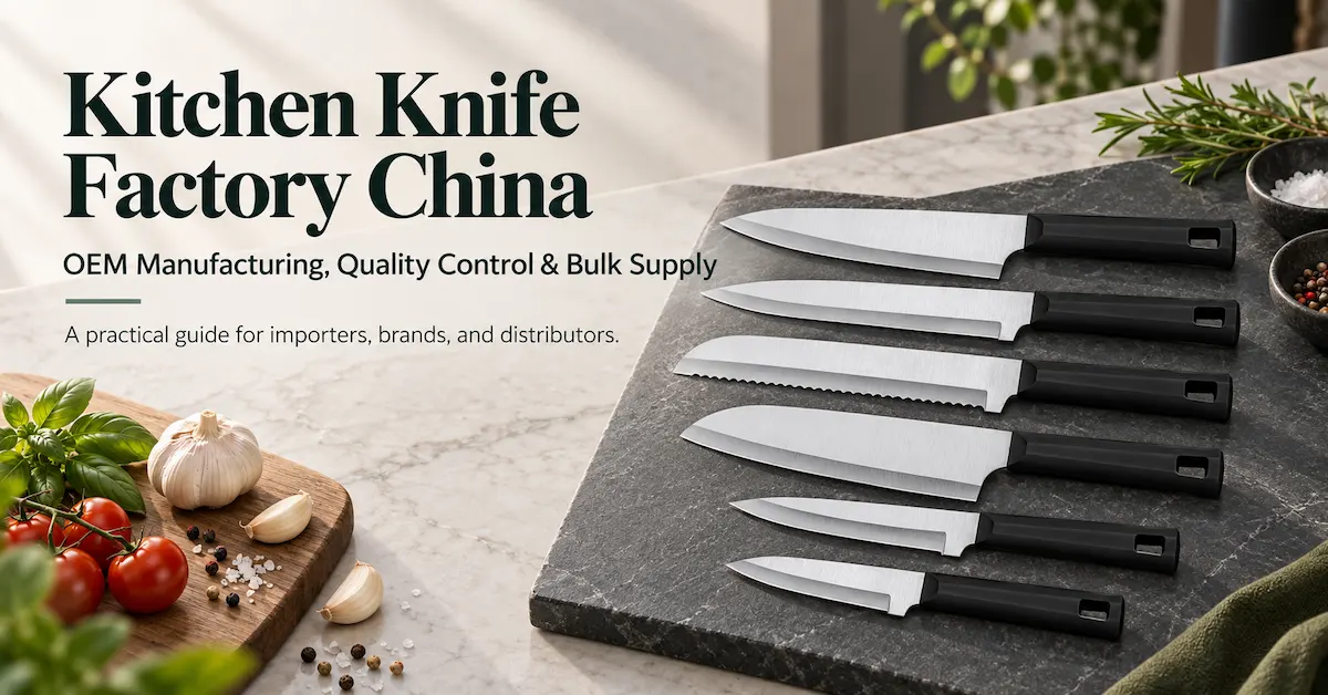 Kitchen Knife Factory China: How Importers Verify Blade Quality, OEM Capabilities, and Bulk-Order Reliability