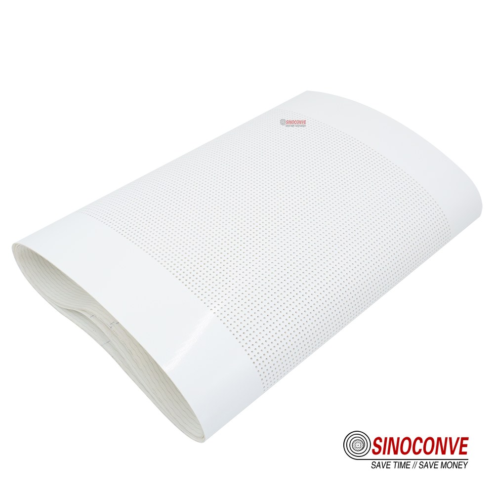 white PU conveyor belt for hygienic food handling