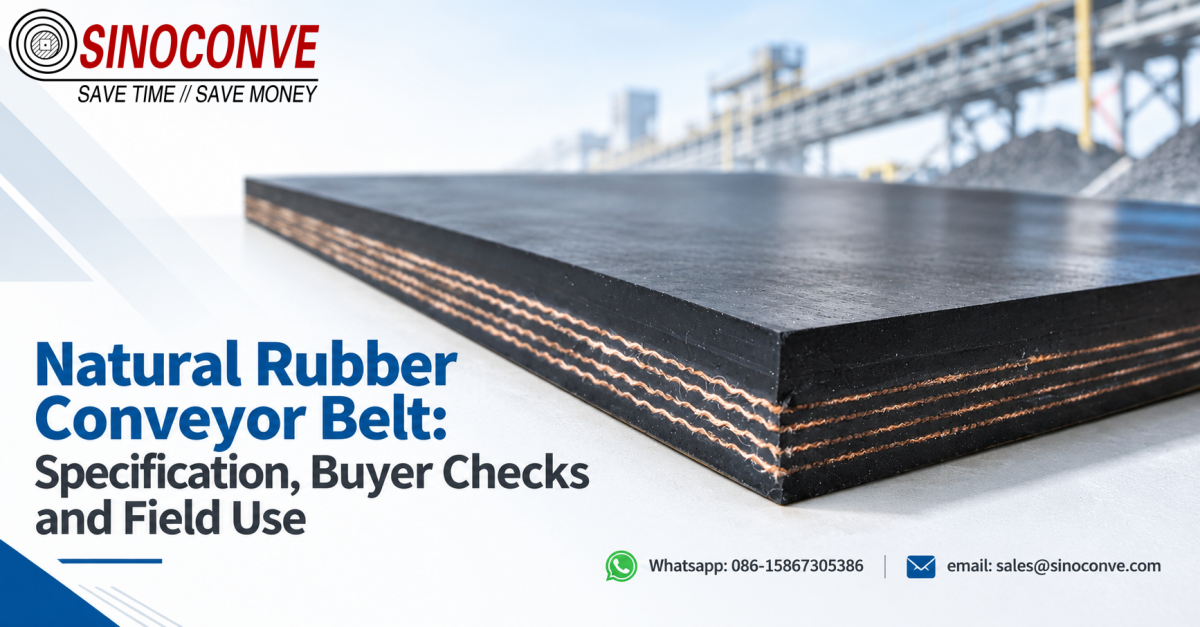 Natural Rubber Conveyor Belt: Specification, Buyer Checks and Field Use