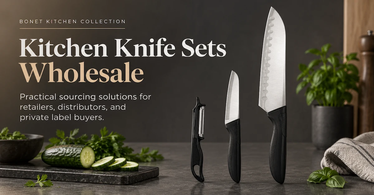 Kitchen Knife Sets Wholesale: How Retail Buyers Compare Assortments, Landed Costs, and Reorders