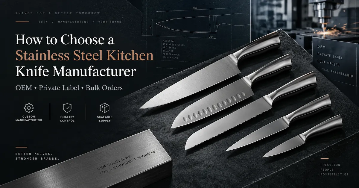 Stainless Steel Kitchen Knife Manufacturer: How to Choose the Right OEM Factory for Private Label Brands and Bulk Orders