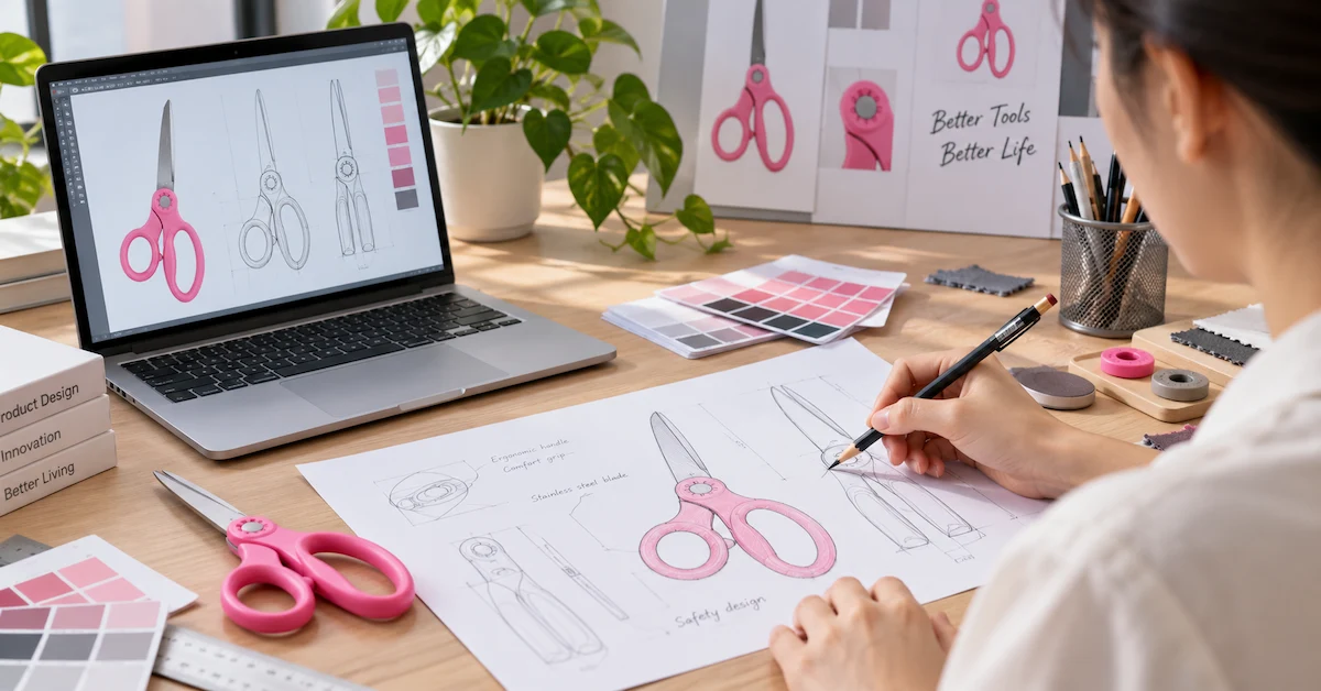 Household scissors product design and testing