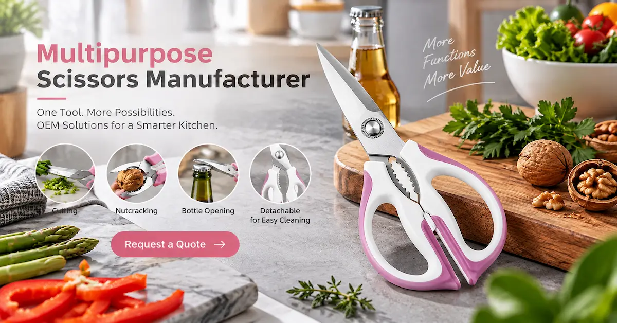 Fabricant de ciseaux multifonctions : Comment valider les fonctions de coupe, d’ouverture et de détachement avant la production OEM