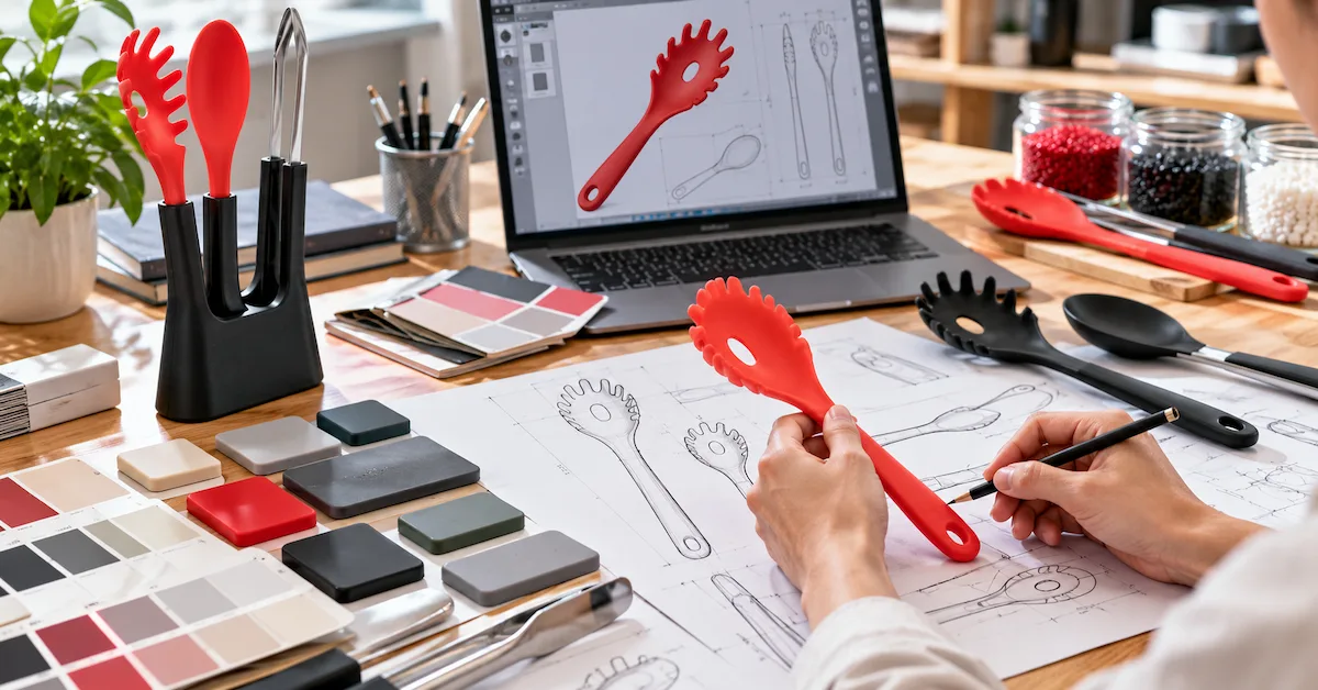 OEM kitchen utensil design and sample review QC
