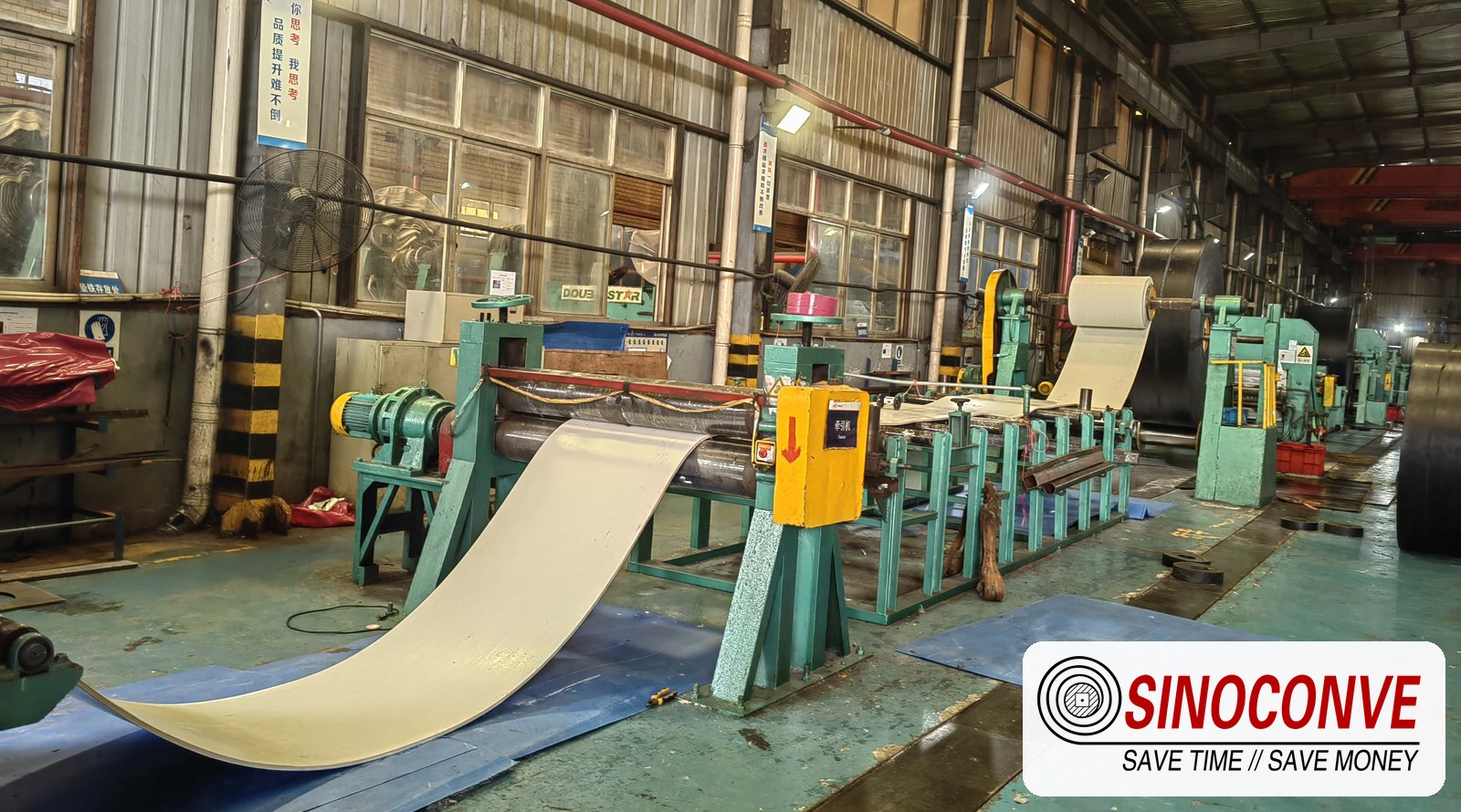 White belt at the production facility