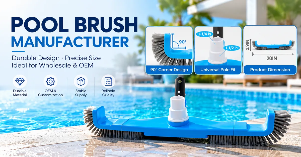 Pool Brush Manufacturer OEM Wholesale Supply