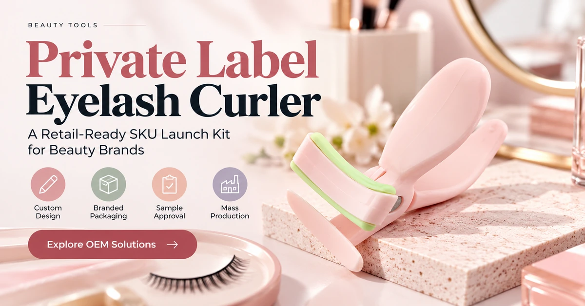 Private Label Eyelash Curler for Beauty Brands