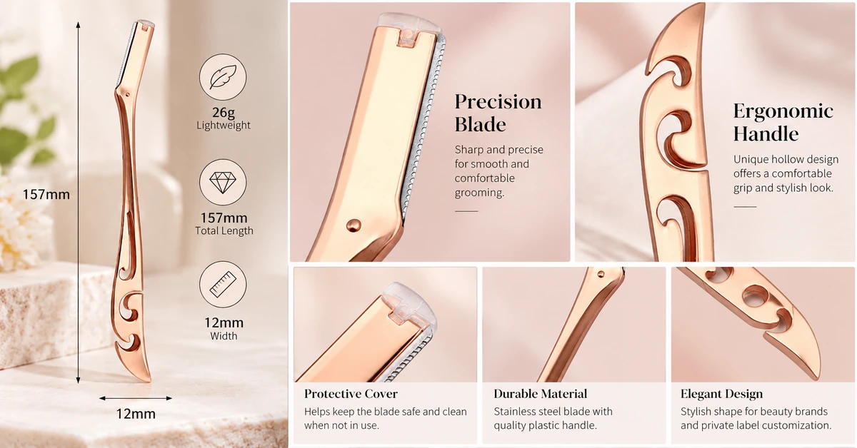 Private Label Eyebrow Razor Technical Details
